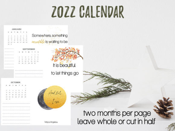 2022 Desk Calendar: Versatile and Stylish