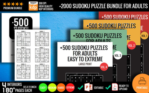 Explore Sudoku Puzzle Interiors for Adults