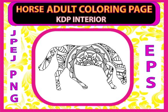 Explore the Joy of Coloring with Animals: Horse Pdf 2