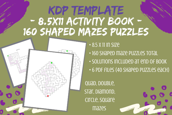 Exploring Shaped Mazes for KDP Activity Books: A Comprehensive Guide