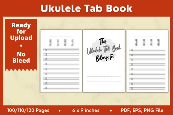 Mastering Your Ukulele Journey with the Ukulele Tab Book KDP Interior 6x9in