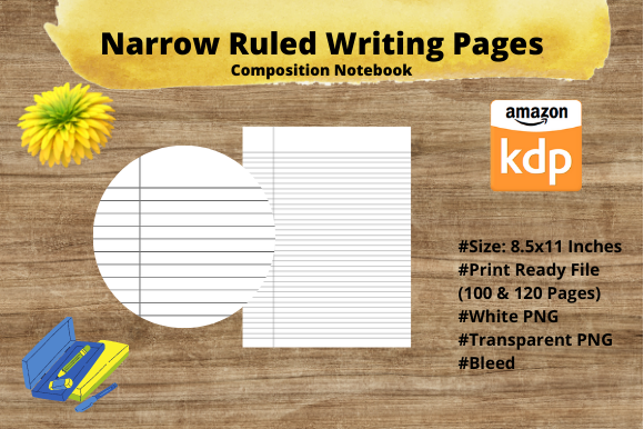 Narrow Ruled Pages: Perfect for Teens and Adults