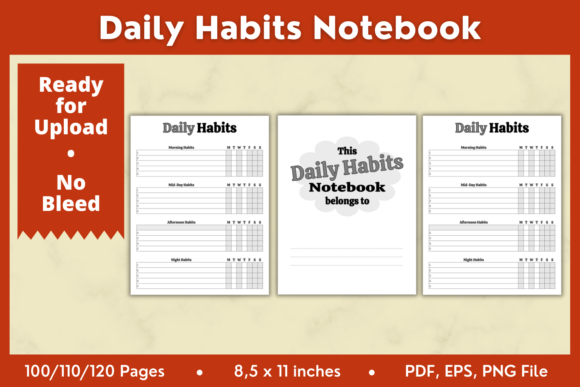 Optimizing Your Daily Habits with a KDP Interior Notebook