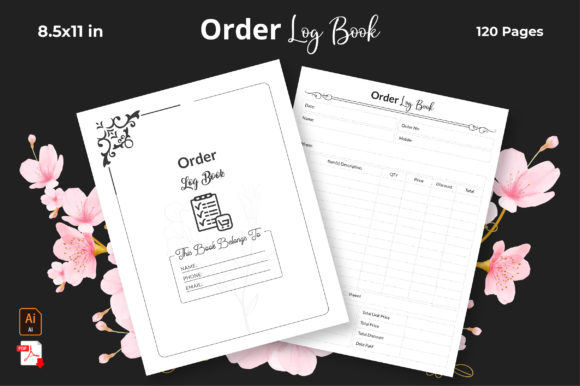 Order Log Book - KDP Interior for Your Business