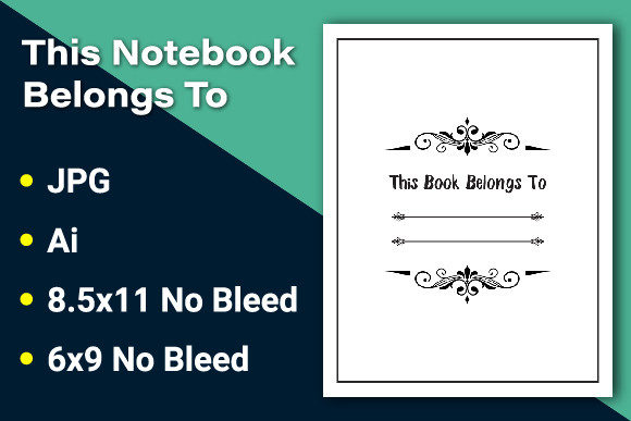 This Book Belongs to Coloring Page-6: A Creative and Engaging Design for Your KDP Coloring Books