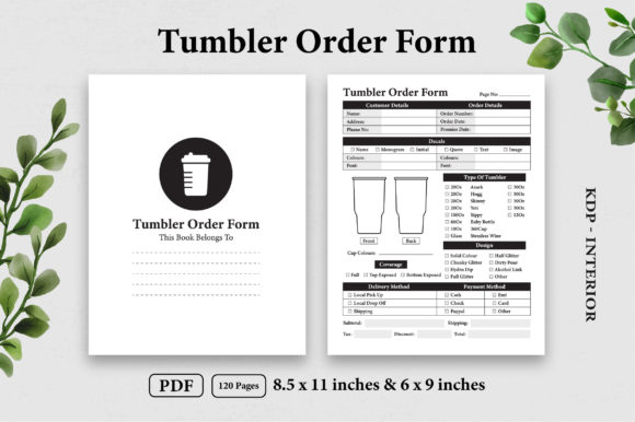 Tumbler Order Form: A Designer's Essential Tool